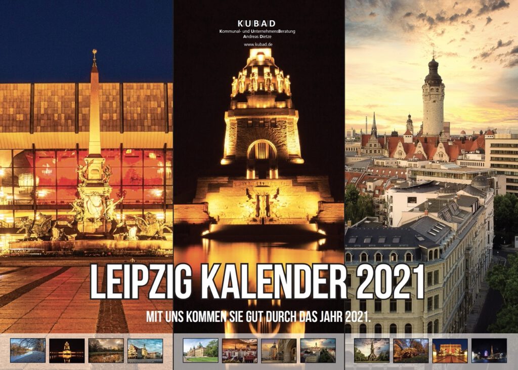 Leipzig Firmenkalender mit Ihrem Logo.